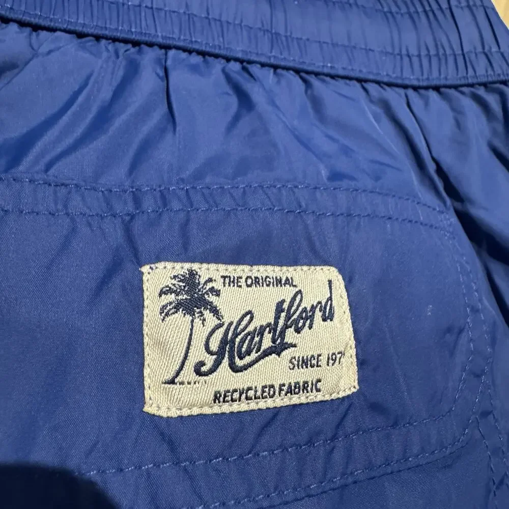 Hartford Men’s Swim Shorts Trunks Mesh Lined 6” Inseam Blue Bicolor Size XXL NWT